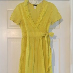 Jcrew Swiss dot wrap dress